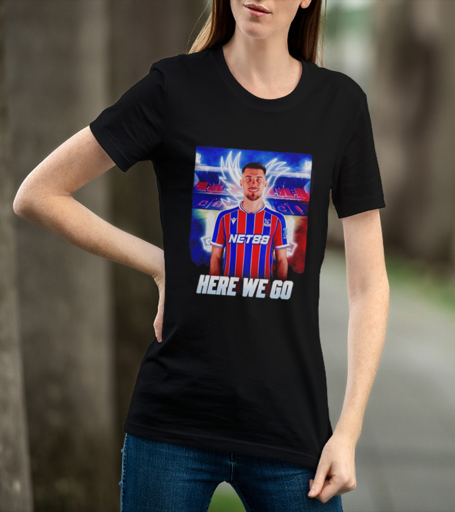 Oscar Mingueza NET88 Crystal Palace Here We Go T-Shirt