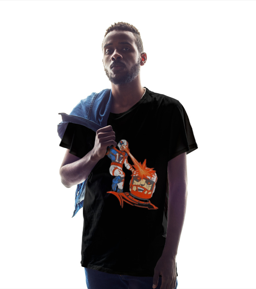Buffalo Bills Josh Allen Laser Eye Superhero 17 Football Power T-Shirt
