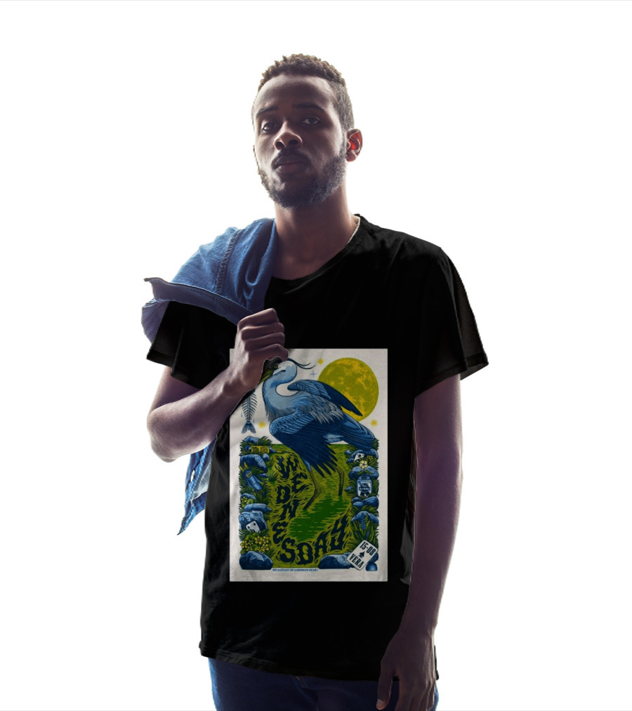 Wednesday 15 Aug 2026 Vera Groningen NL Heron Fantasy Of A Broken Heart T-Shirt