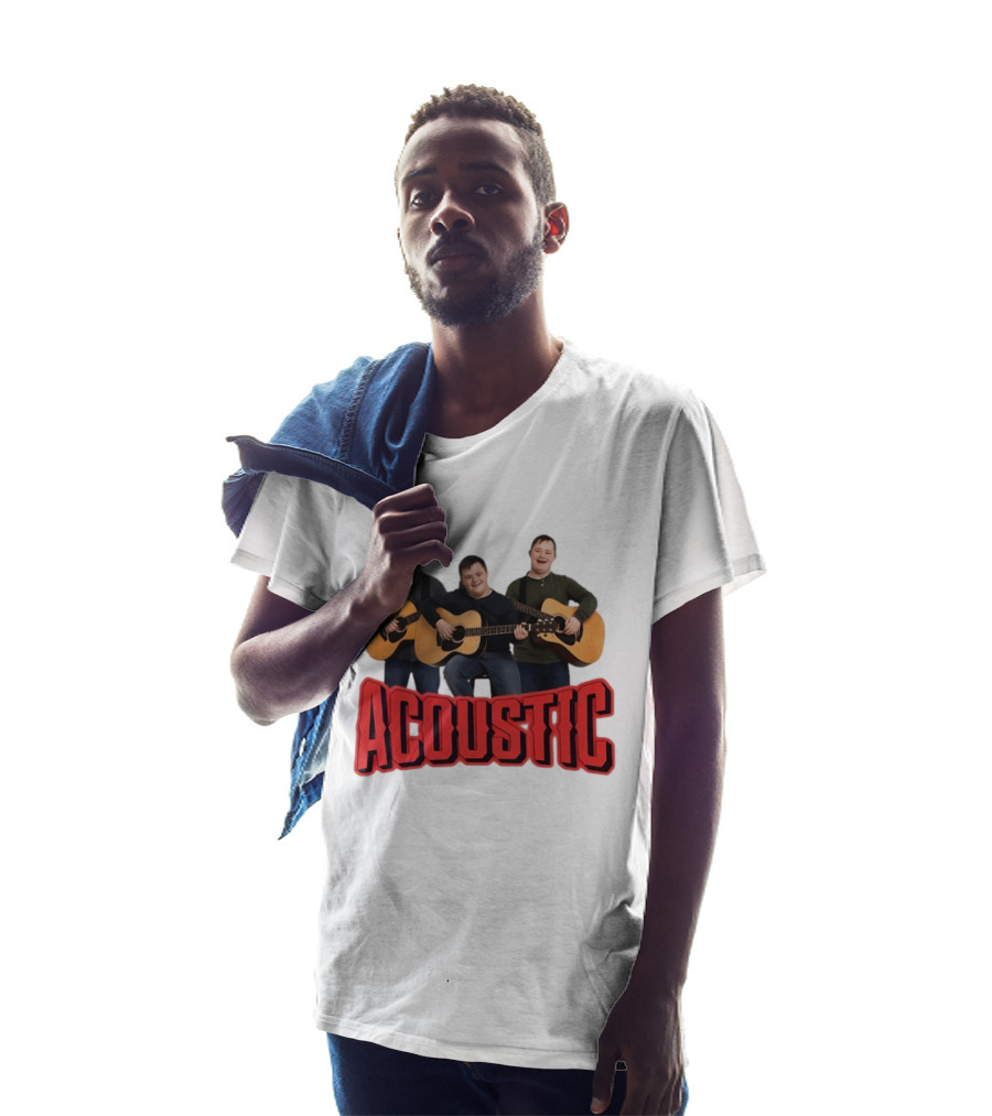 Acoustic Guitar Players Trio Musicians Band T-Shirt