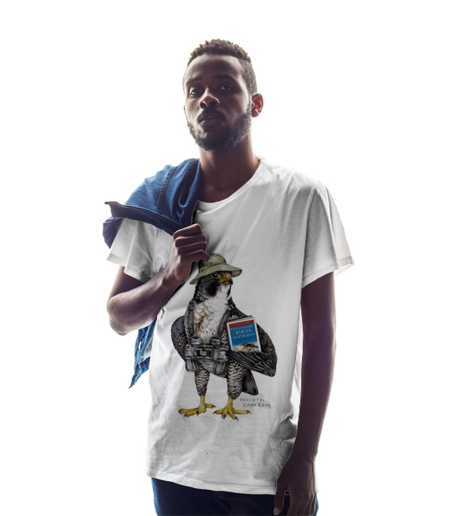 Brenda The Bird Er Field Guide To The Birds Of Australia Pencil Art By Kayla Reay T-Shirt