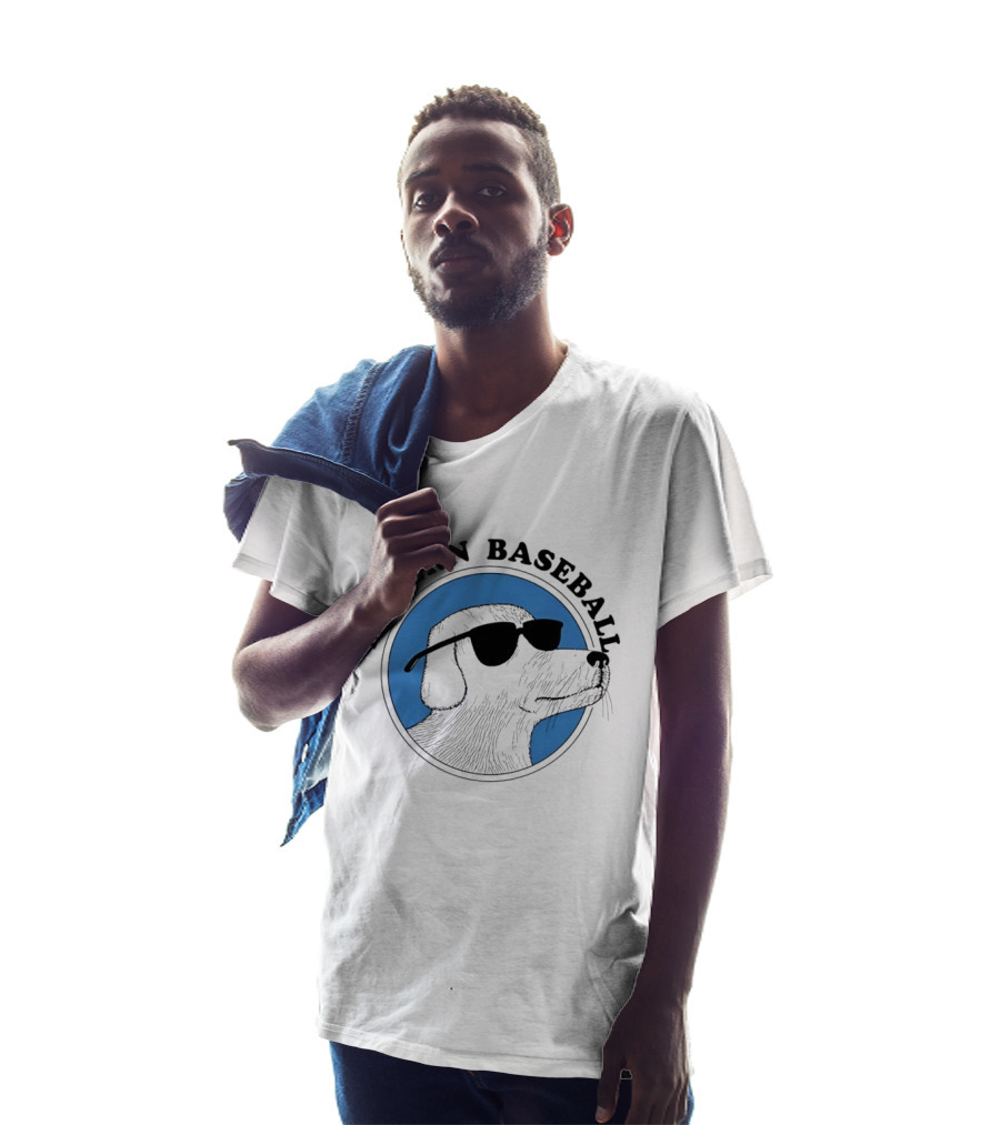 Modern Baseball Dog With Sunglasses T-Shirt