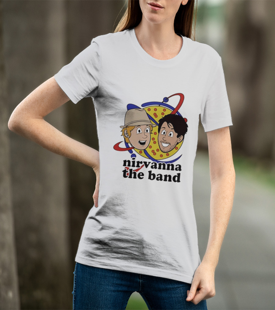 Nirvanna The Band Characters With Planetary T-Shirt