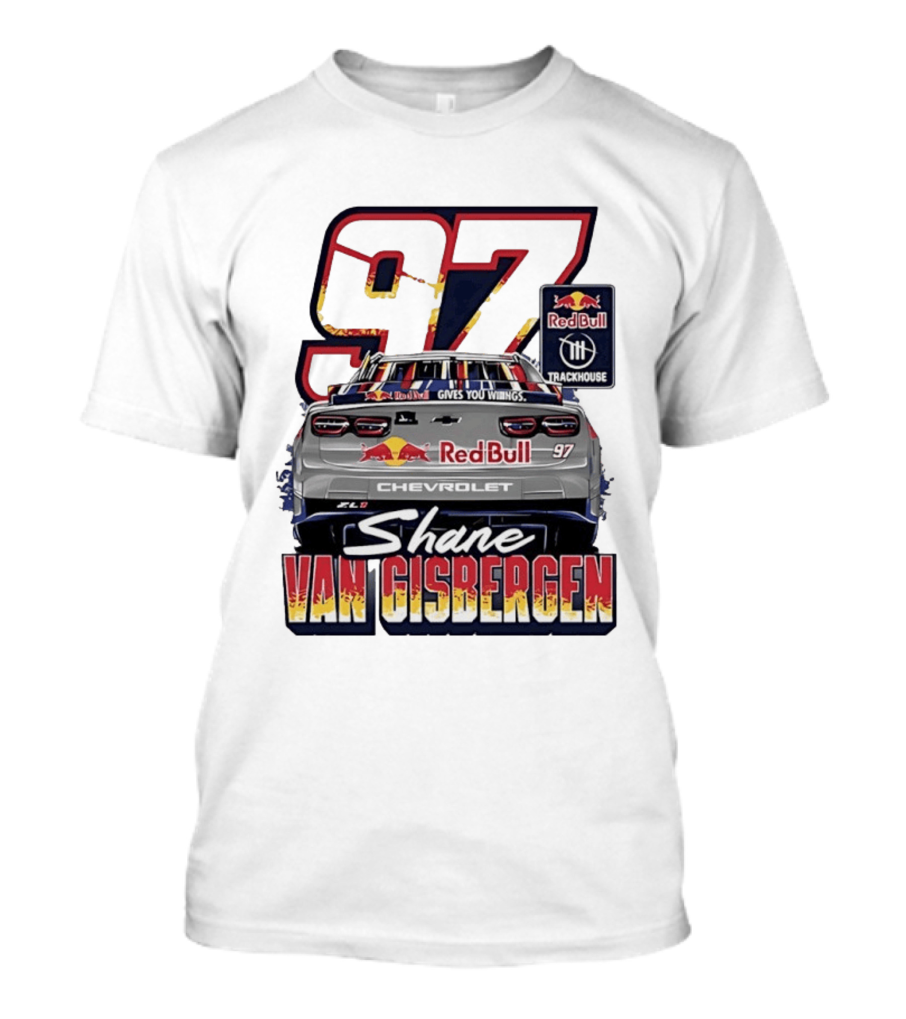 Shane Van Gisbergen 97 Red Bull Trackhouse Chevrolet Racing Team T-Shirt