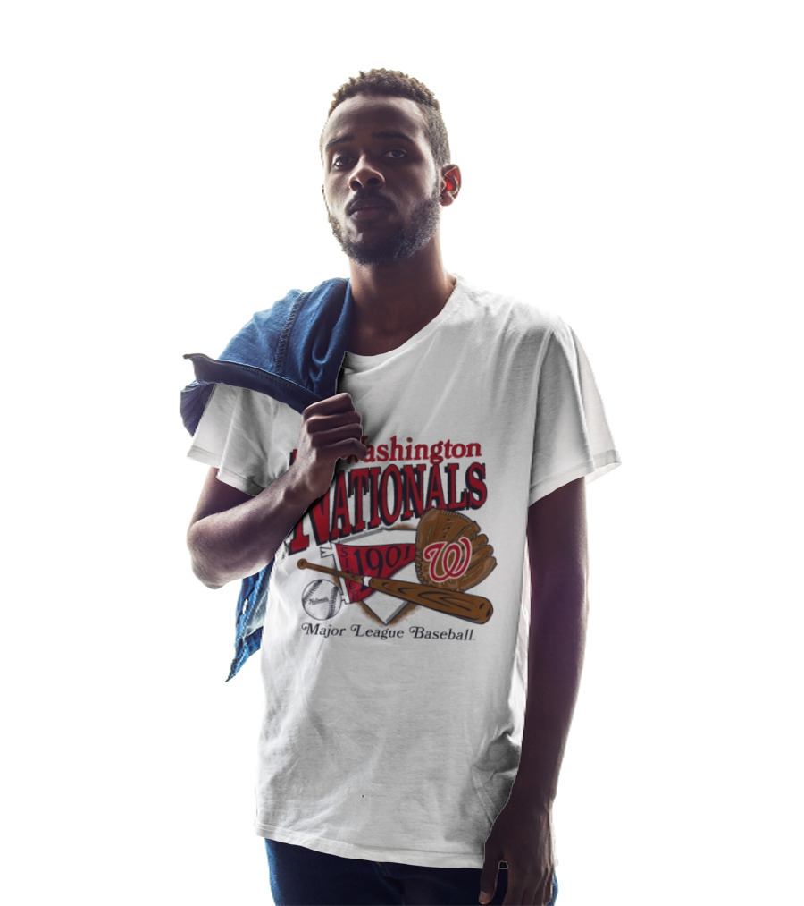 Washington Nationals Est 1901 Baseball Bat Glove Major League T-Shirt