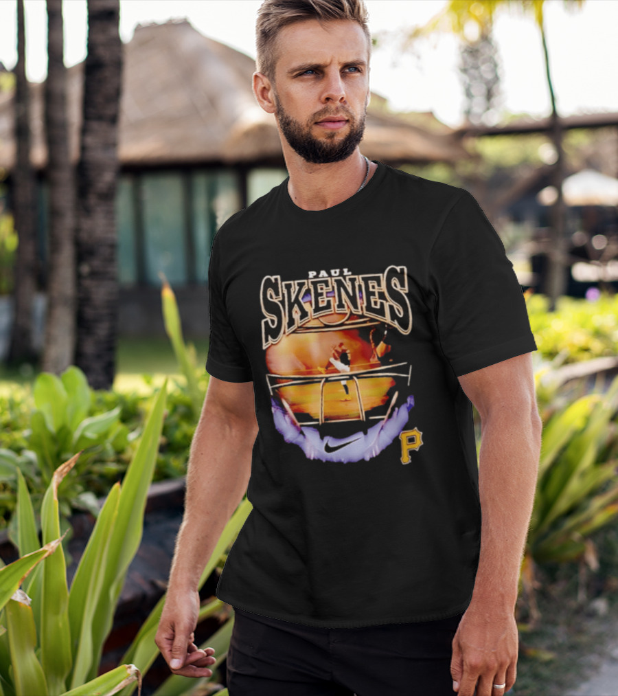 Paul Skenes Pittsburgh Pirates Nike P Logo Baseball Stadium T-Shirt