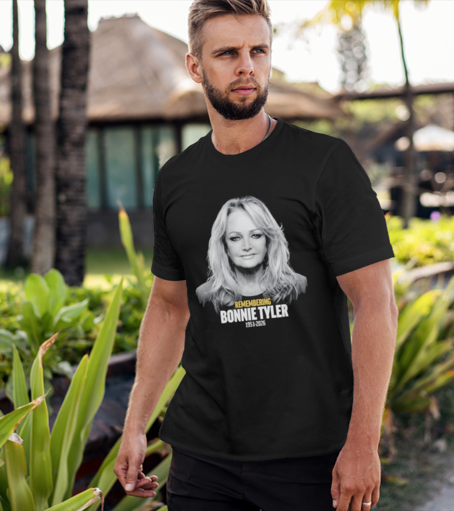 Remembering Bonnie Tyler 1951 2026 T-Shirt