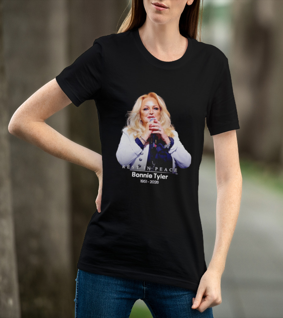 Rest In Peace Bonnie Tyler 1951 2026 T-Shirt