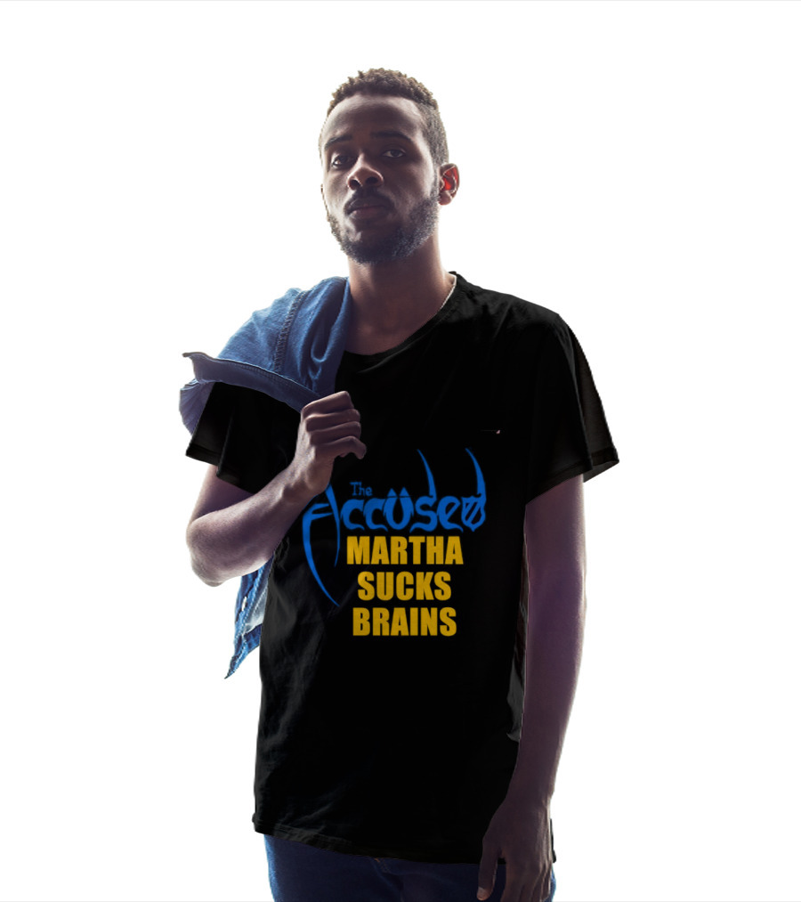 Accused Martha Sucks Brains Crossover Thrash T-Shirt