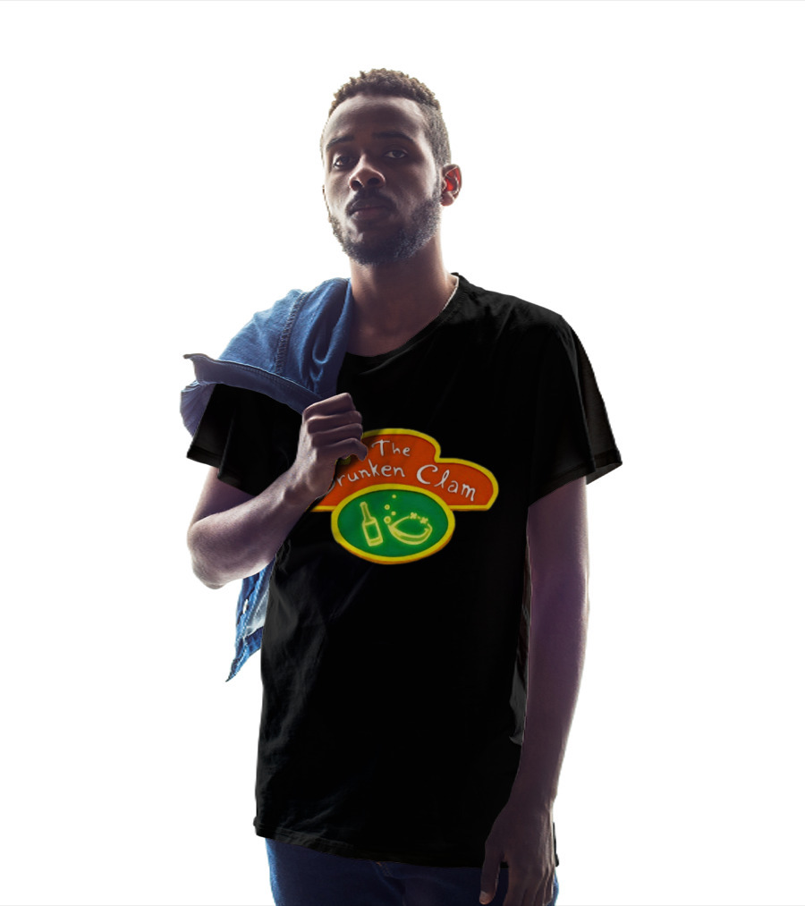 The Drunken Clam Family Guy Peter Griffin Neon Sign T-Shirt
