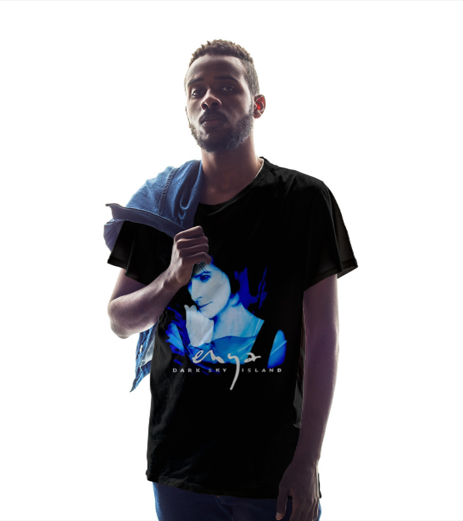 Enya Dark Sky Island Album Blue T-Shirt