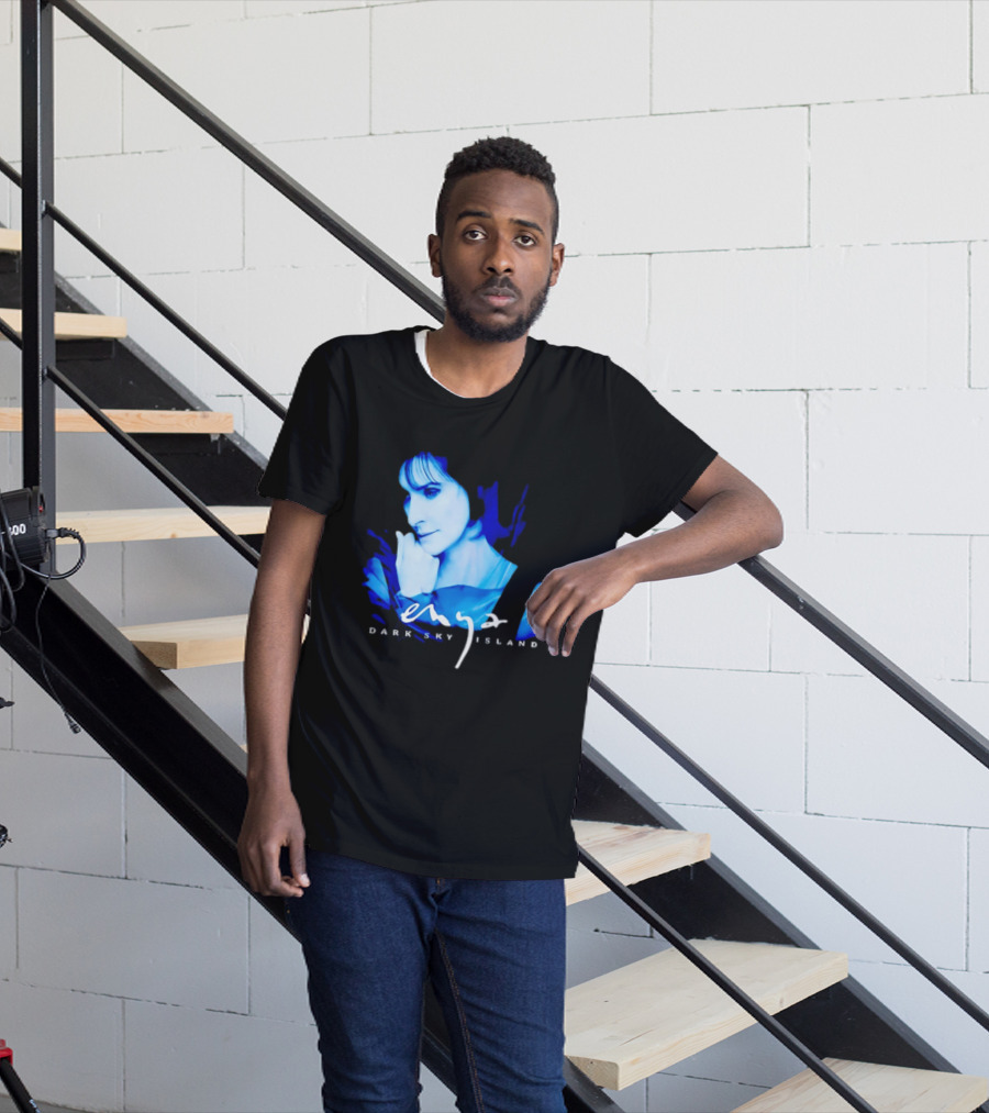 Enya Dark Sky Island Album Blue T-Shirt