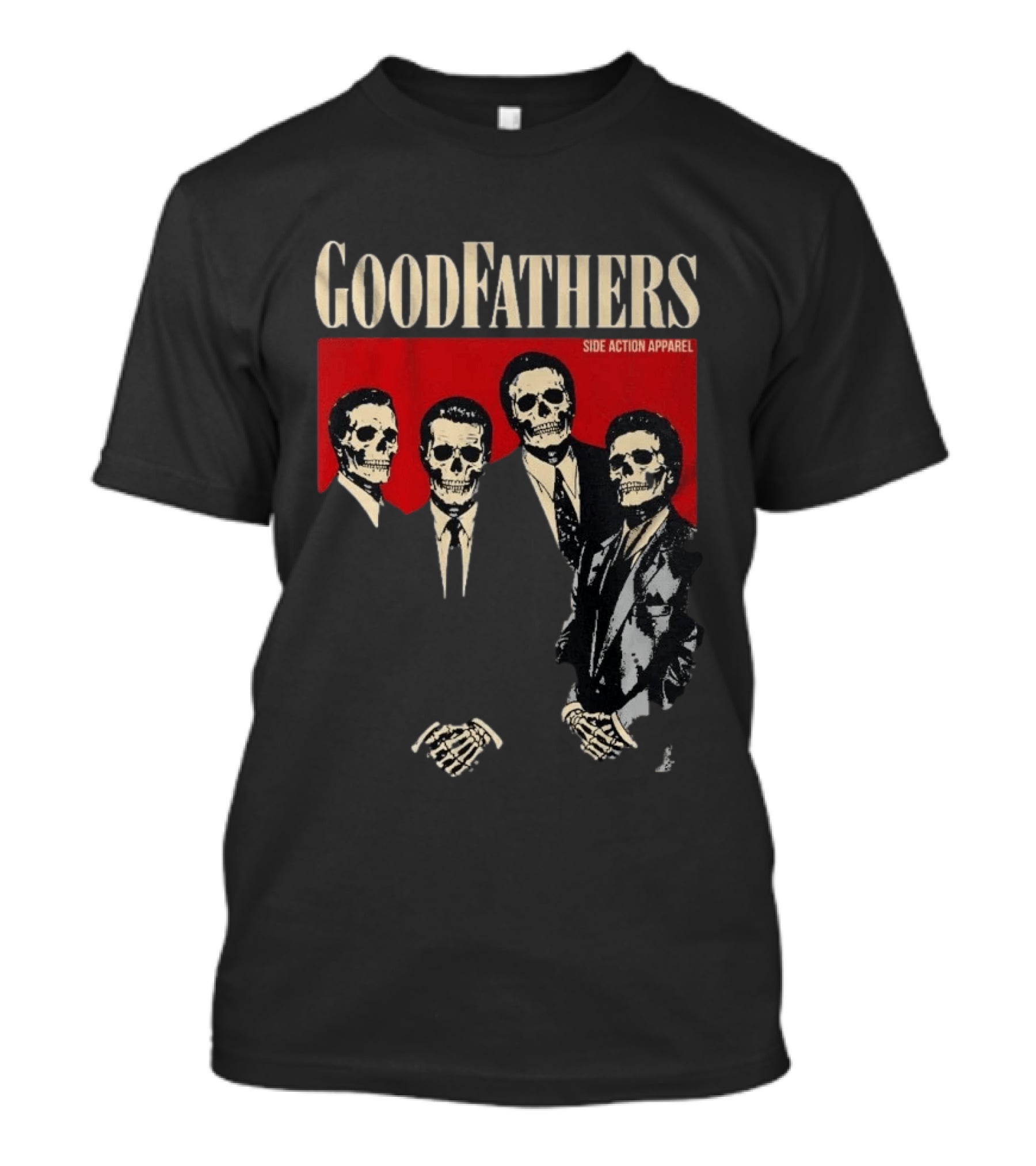 Goodfathers Side Action Apparel Skeleton Suits T-Shirt