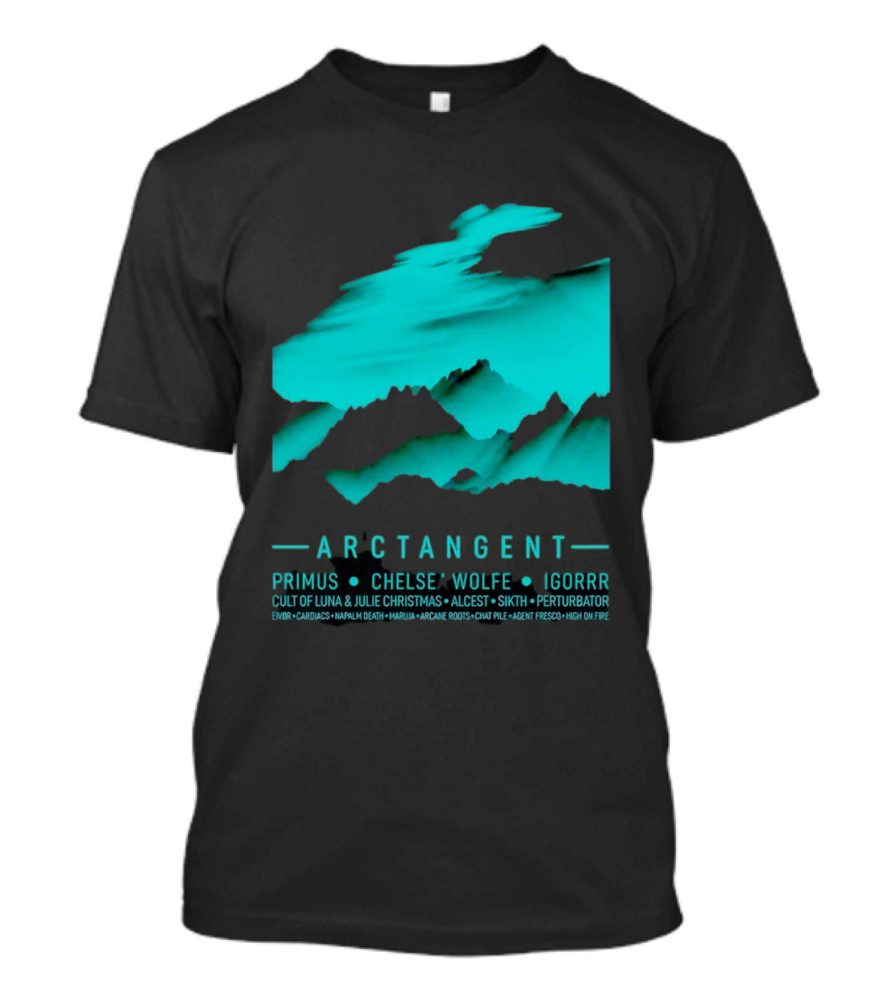 Arctangent Festival Mountains Lineup Primus Chelsea Wolfe Igorr Cult Of Luna Alcest Sikth T-Shirt