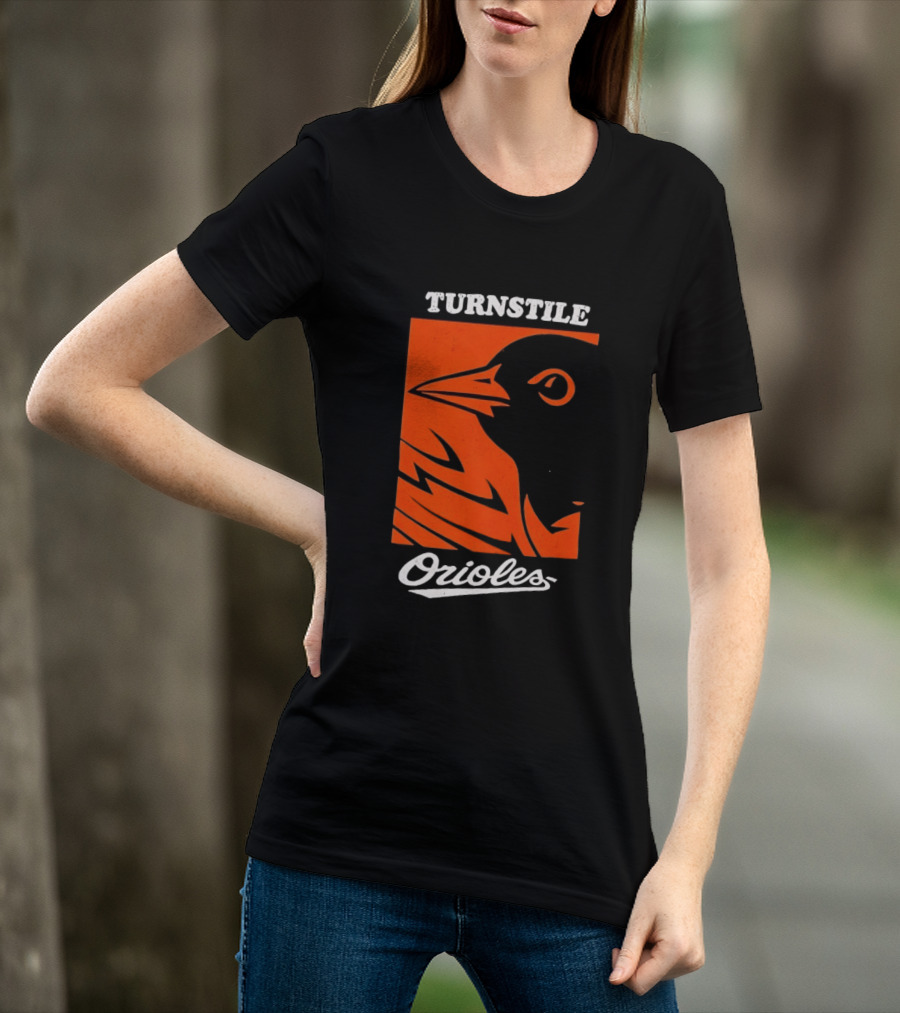 Turnstile Orioles Bird Orange T-Shirt