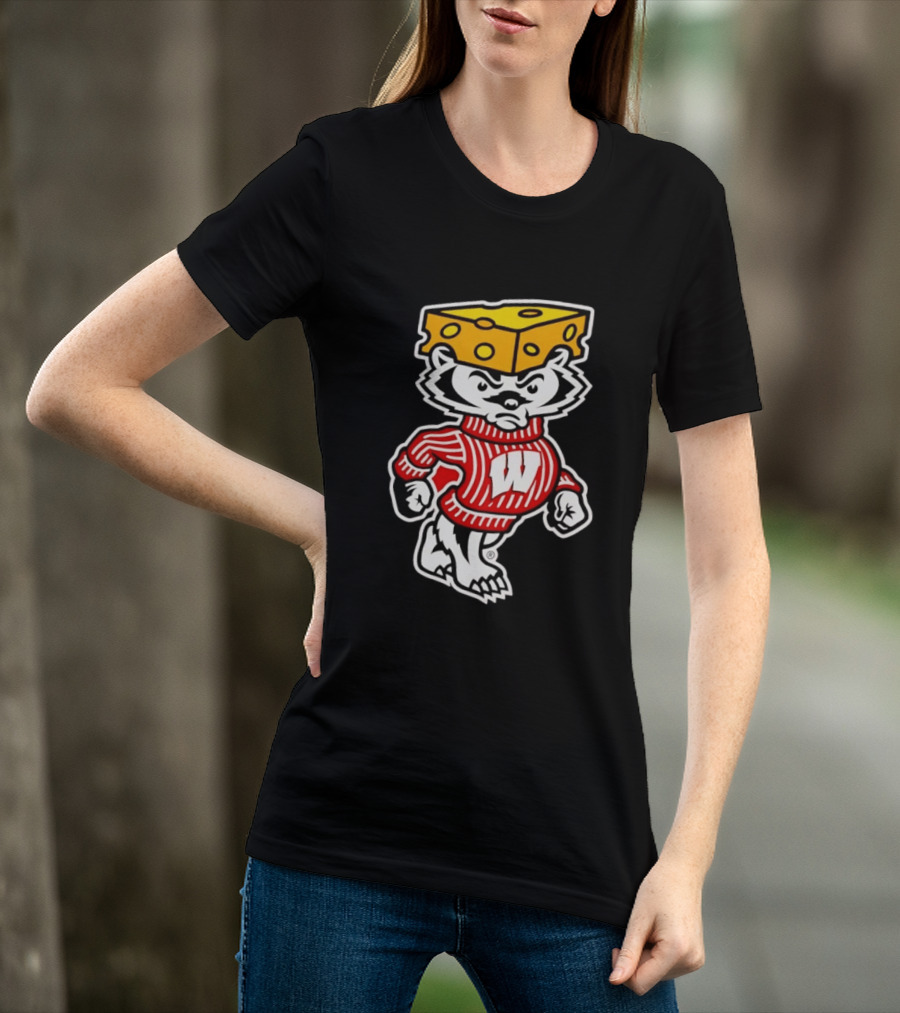Wisconsin Badgers Bucky Cheesehead Lambeau Field 2026 T-Shirt