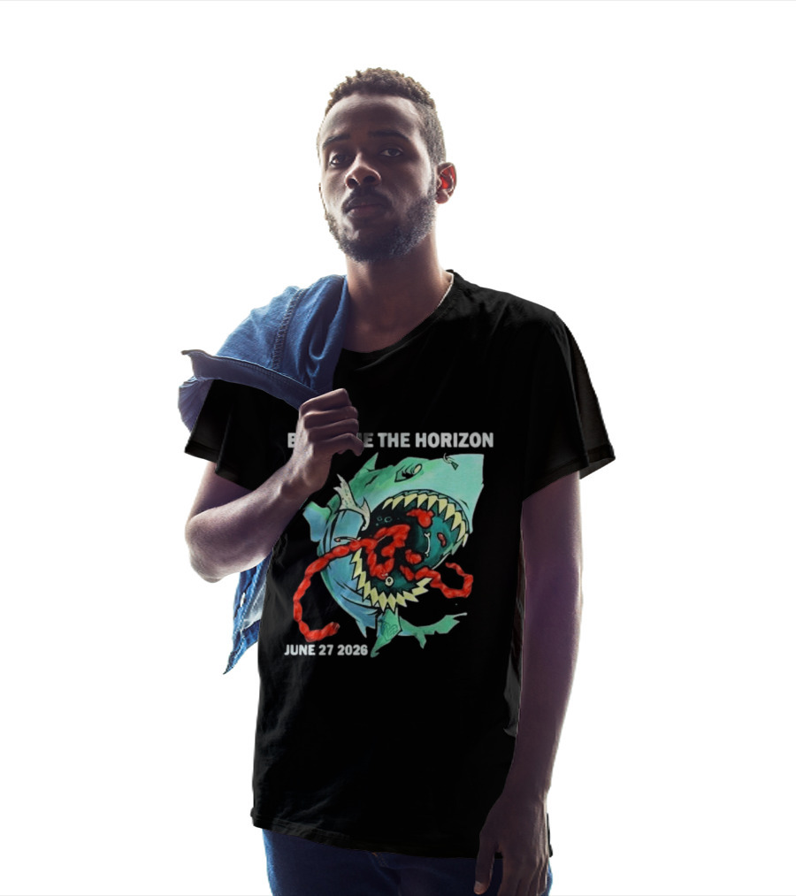 Bring Me The Horizon June 27 2026 Shark Graphic Copenhell Festival European Summer Shows T-Shirt
