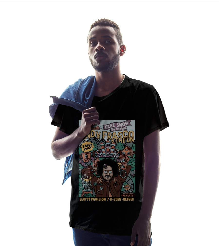 Andy Frasco & The U.N. Free Show Levitt Pavilion Denver 7 11 2026 Special Guests The Cutlet T-Shirt