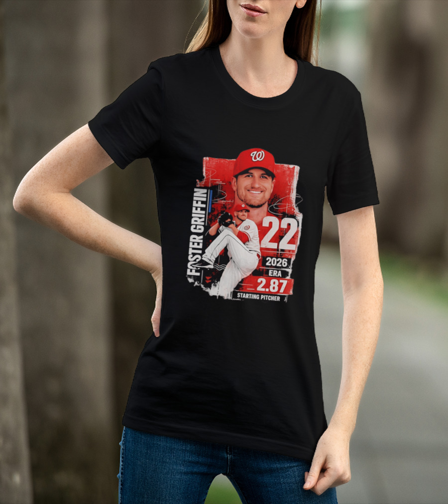 Foster Griffin 2026 ERA 2.87 Starting Pitcher 22 T-Shirt