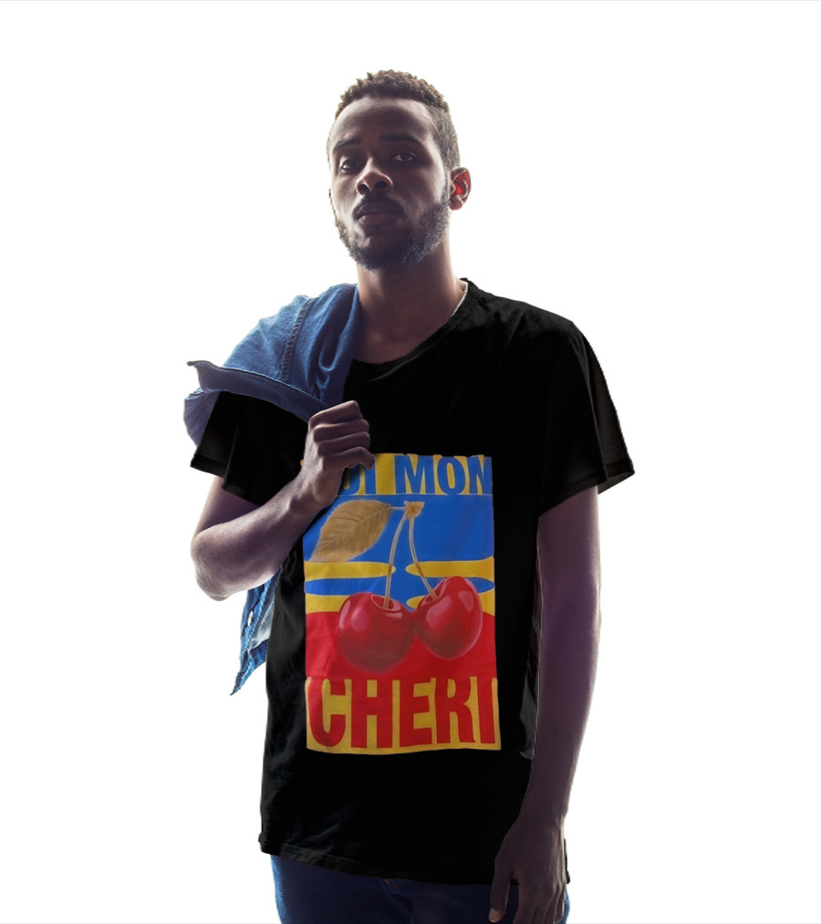 Oui Mon Cheri Cherry French Fruit T-Shirt
