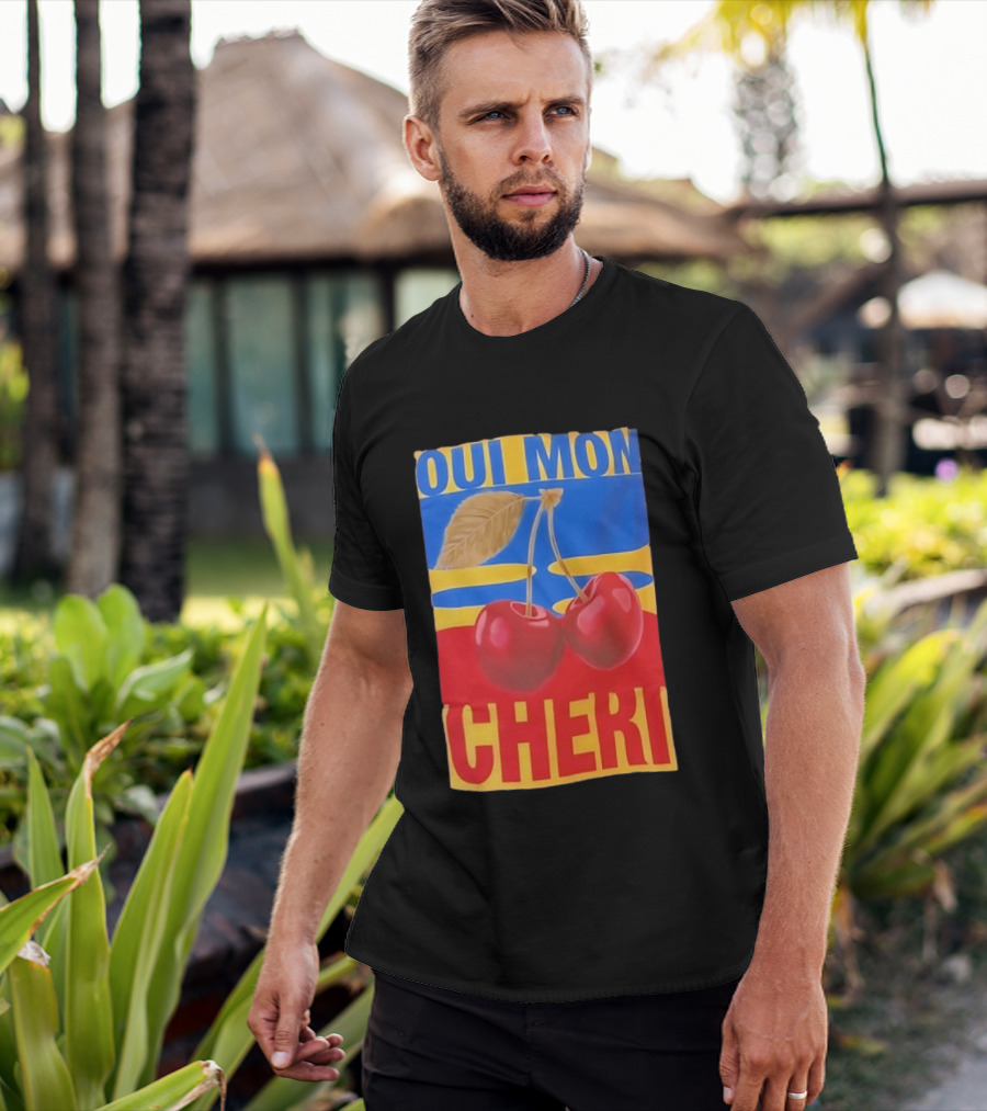 Oui Mon Cheri Cherry French Fruit T-Shirt