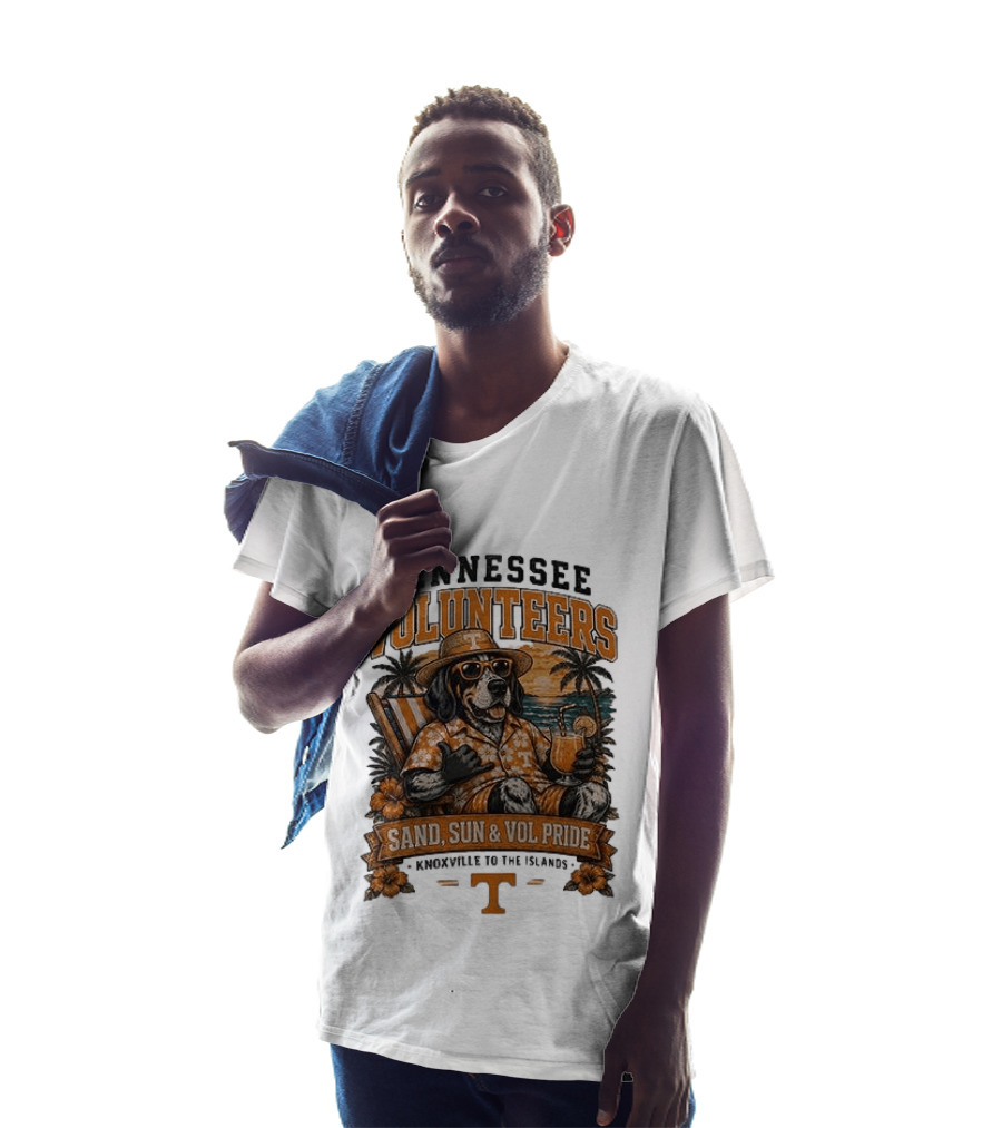 Tennessee Volunteers Sand Sun Knoxville To The Islands Vol Pride T-Shirt