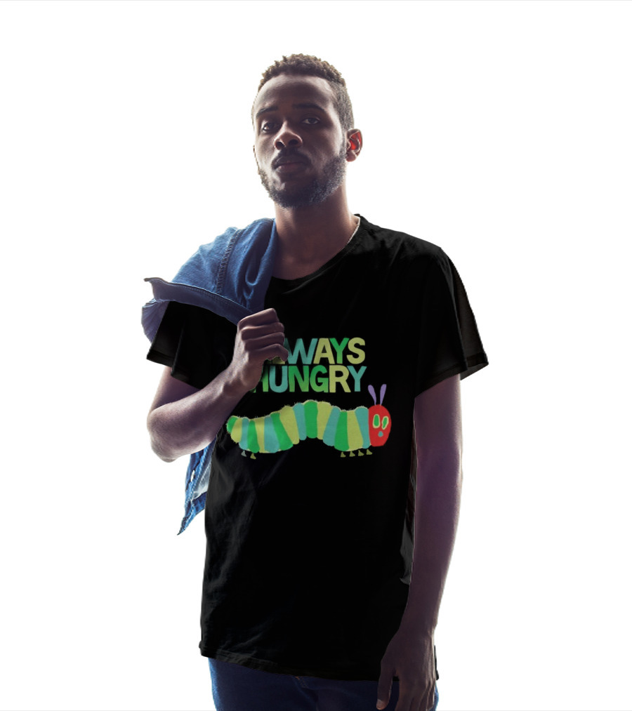 Always Hungry Caterpillar Colorful Striped Insect T-Shirt