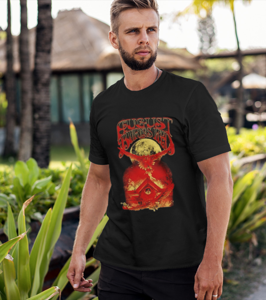 August Burns Red Owl Moon Metalcore Band Rustic Redhouse Scene T-Shirt
