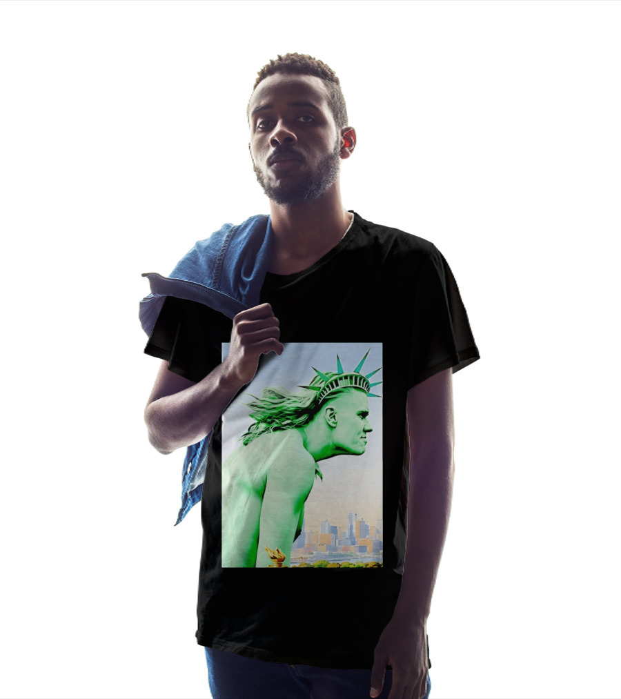 Erling Haaland Liberty Statue Meme T-Shirt