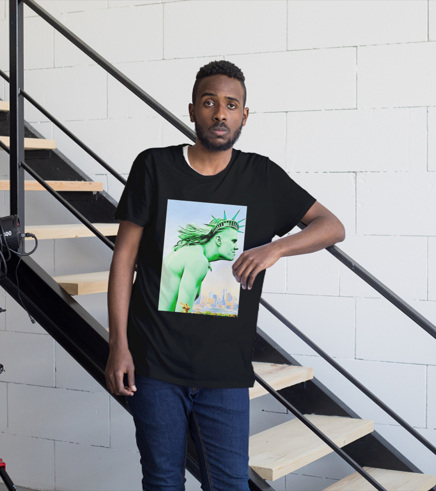 Erling Haaland Liberty Statue Meme T-Shirt