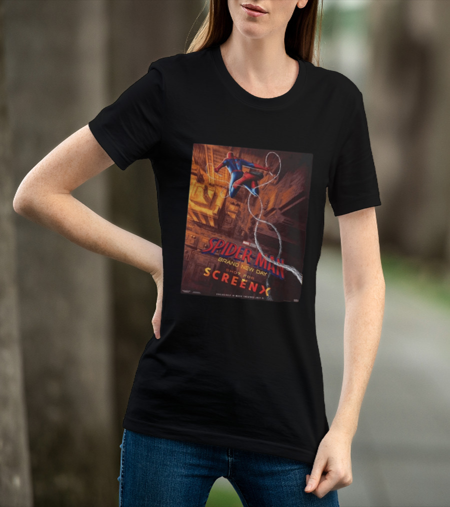 Spider Man Brand New Day Shot For ScreenX In Theaters July 31 2026 T-Shirt