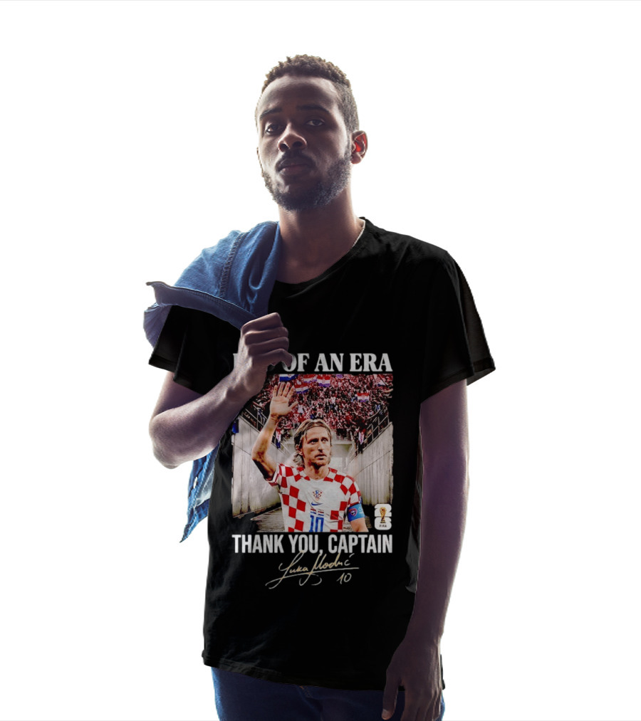Croatia End Of An Era Thank You Captain Luka Modric 10 T-Shirt