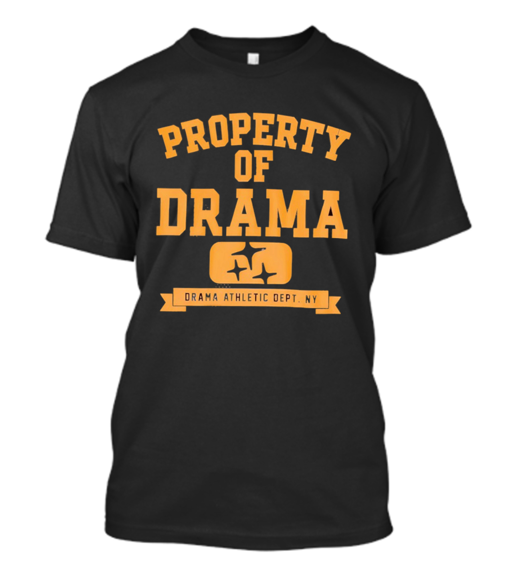 Property Of Drama Athletic Dept NY Vintage Style Sports T-Shirt