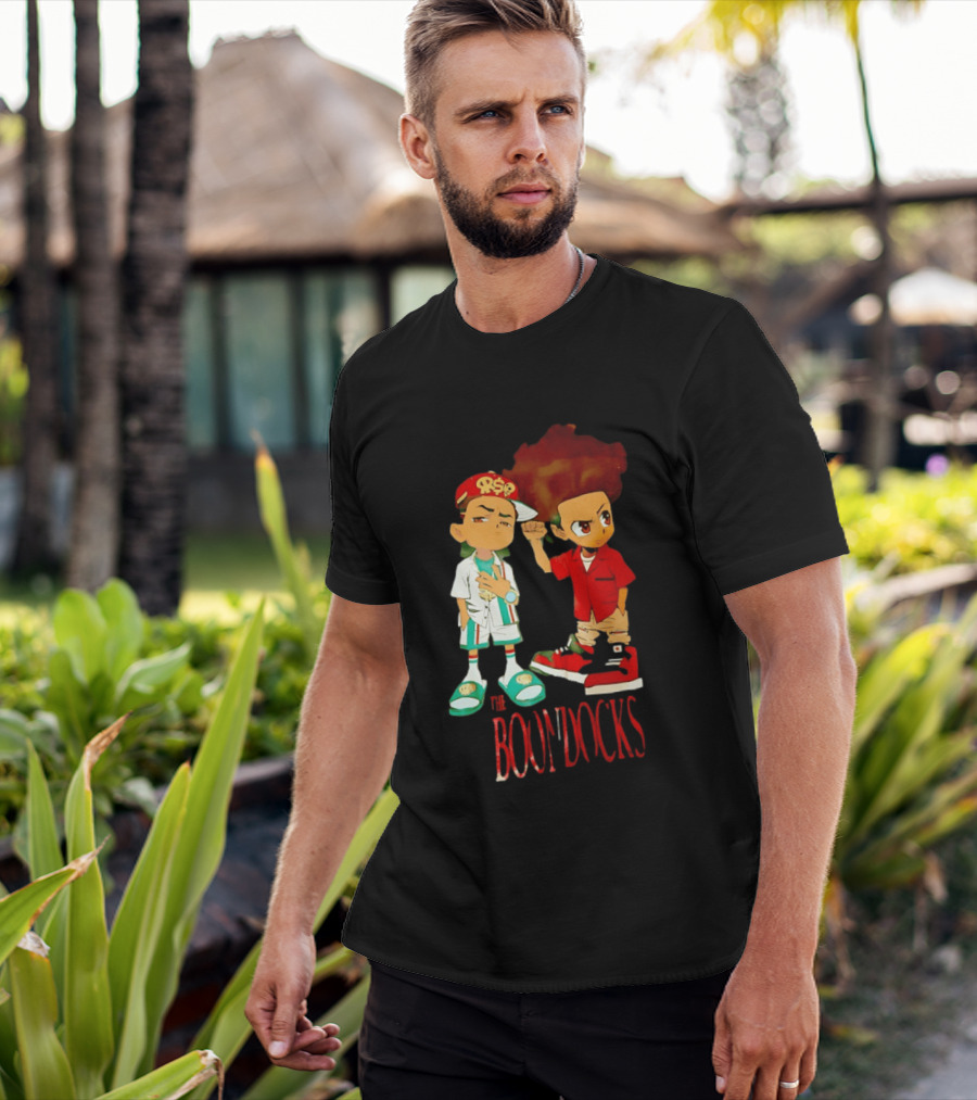 The Boondocks Riley And Huey Freeman Characters By Aaron McGruder T-Shirt