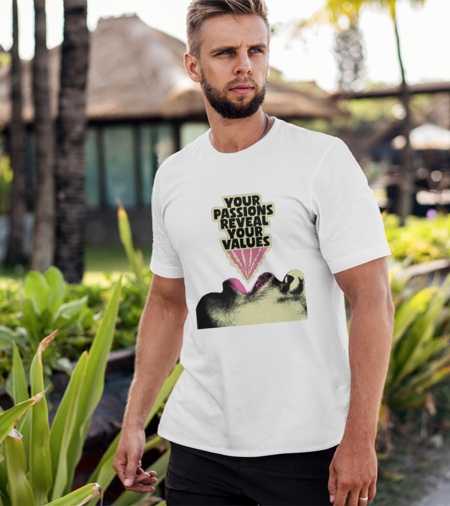 Your Passions Reveal Your Values Retro Pop T-Shirt
