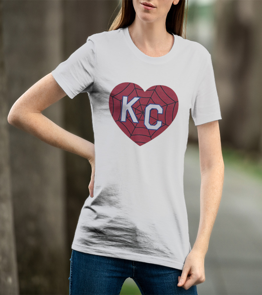 KC Heart Spiderweb T-Shirt