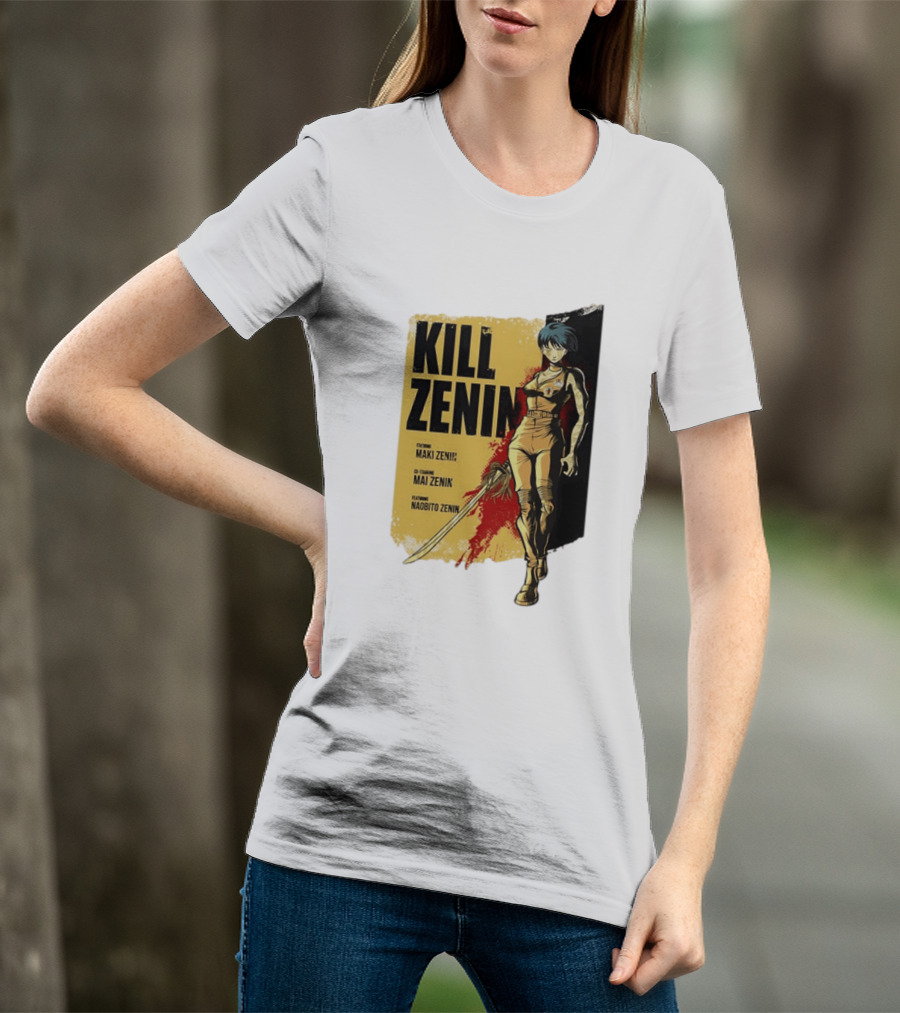 Kill Zenin Maki Mai Naobito Characters Anime T-Shirt