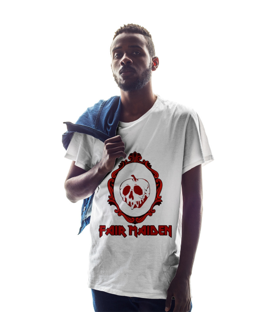 Fair Maiden Poison Apple Mirror Snow White Classic Tale T-Shirt