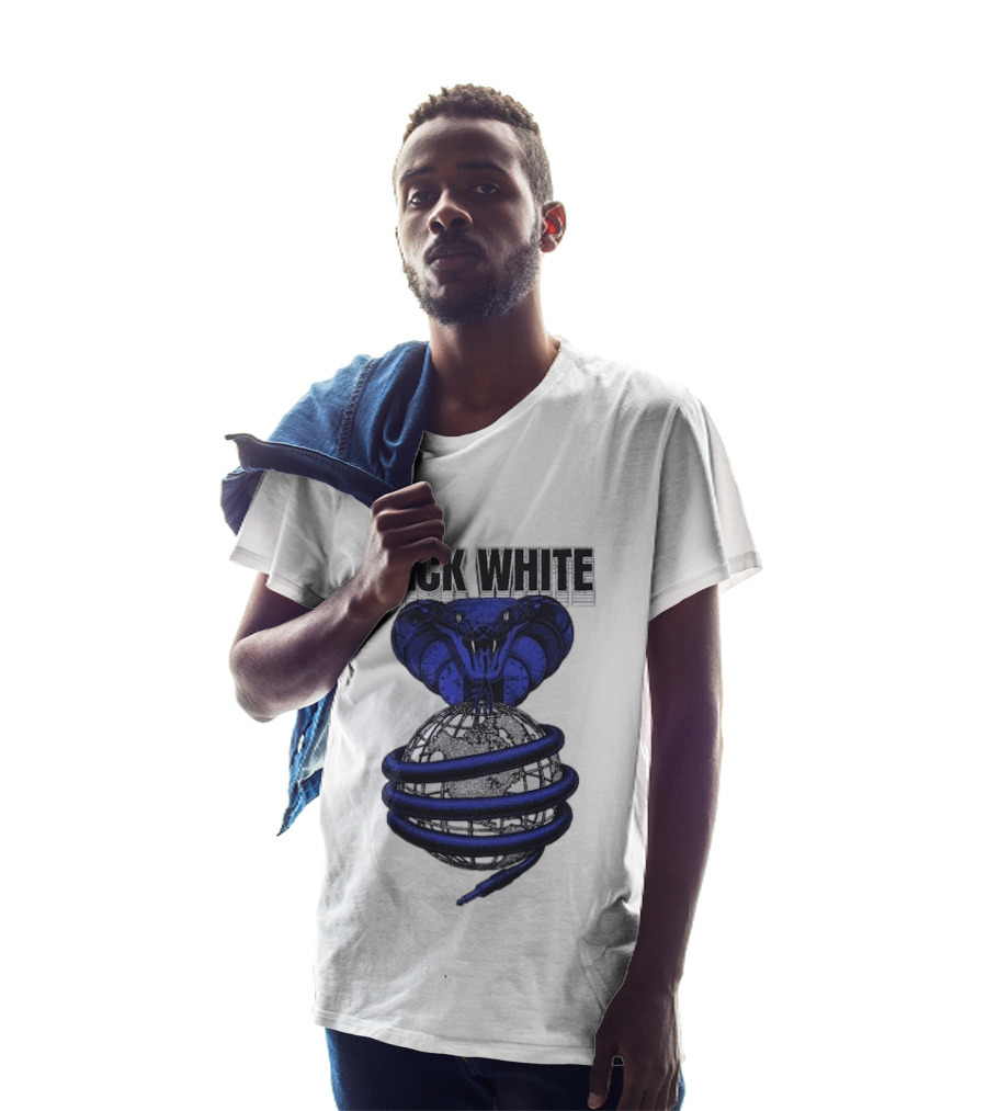 Jack White No Name Tour 2026 Snake Wrapped Around Globe T-Shirt