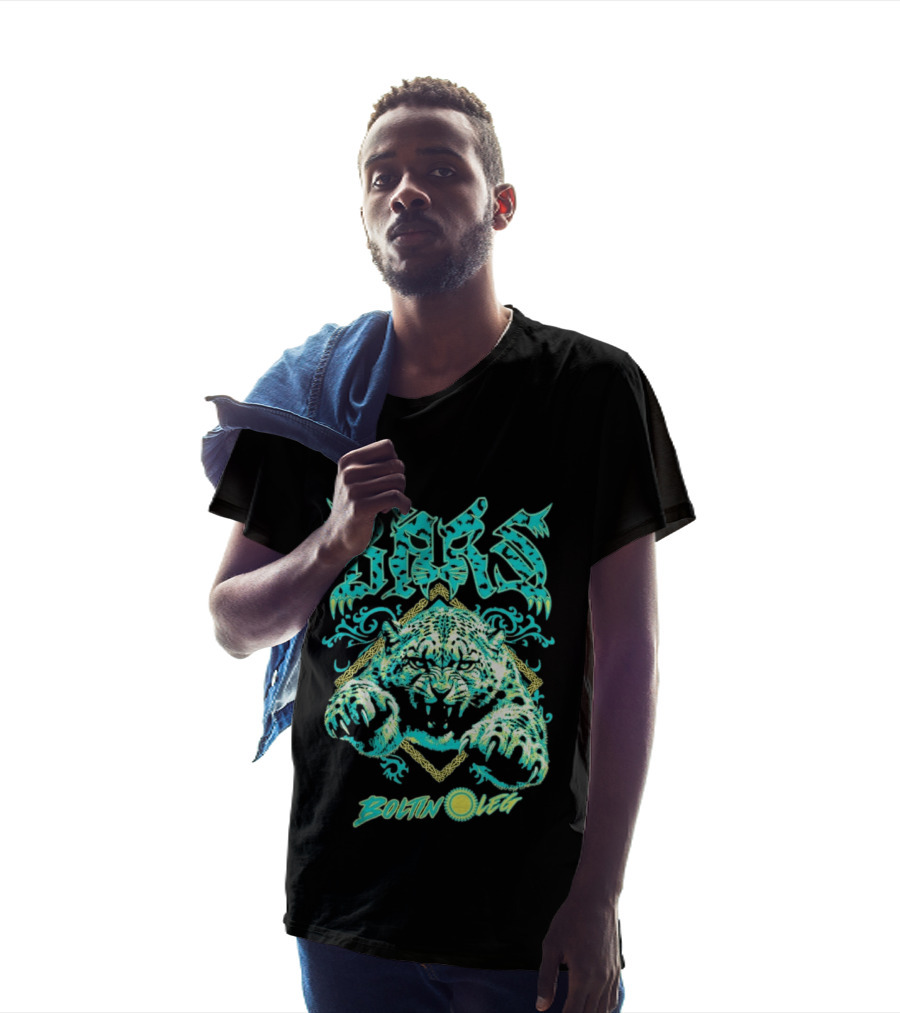 Bars Boltin Oleg Leopard Wild Cat Animal T-Shirt