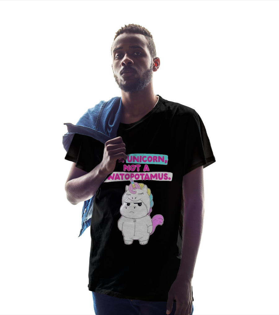 Be A Unicorn Not A Twatopotamus Funny Unicorn Costume T-Shirt