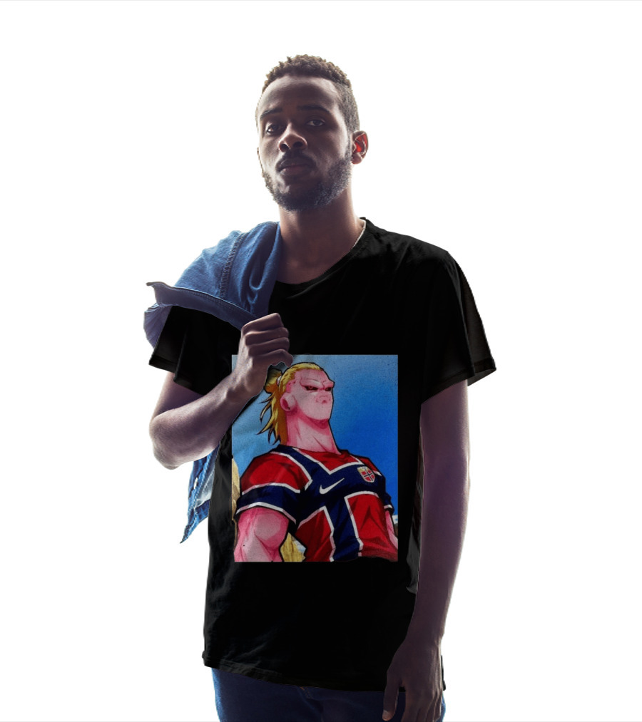 Erling Haaland Majin Buu Norway Dragon Ball Fusion T-Shirt