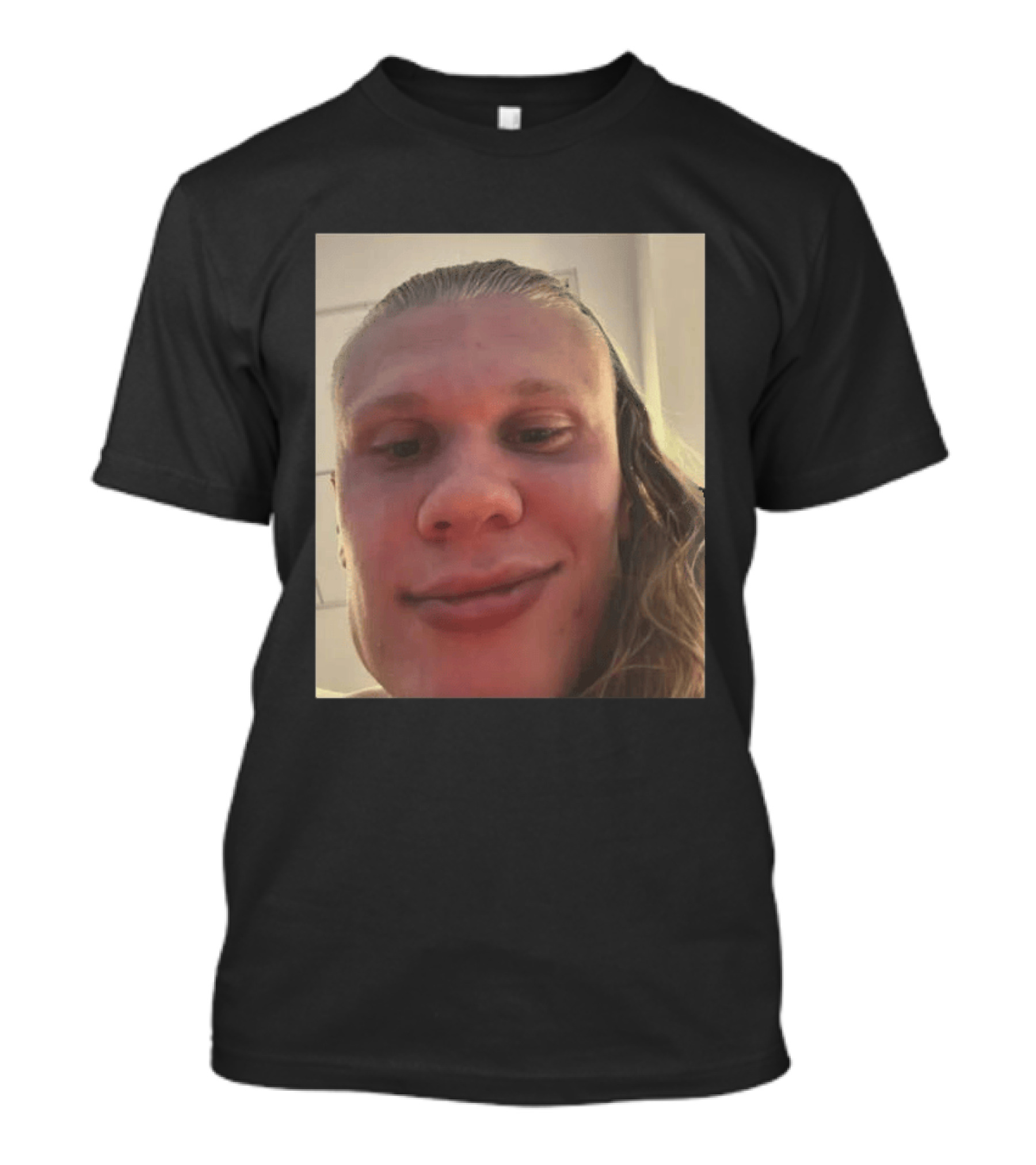 Erling Haaland S Face Close Up T-Shirt