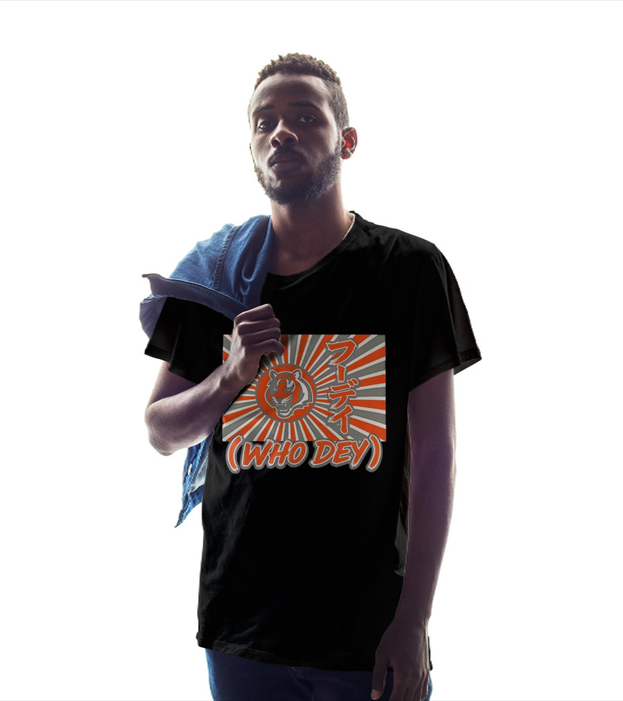 Cincinnati Bengals Who Dey Tiger Japanese T-Shirt