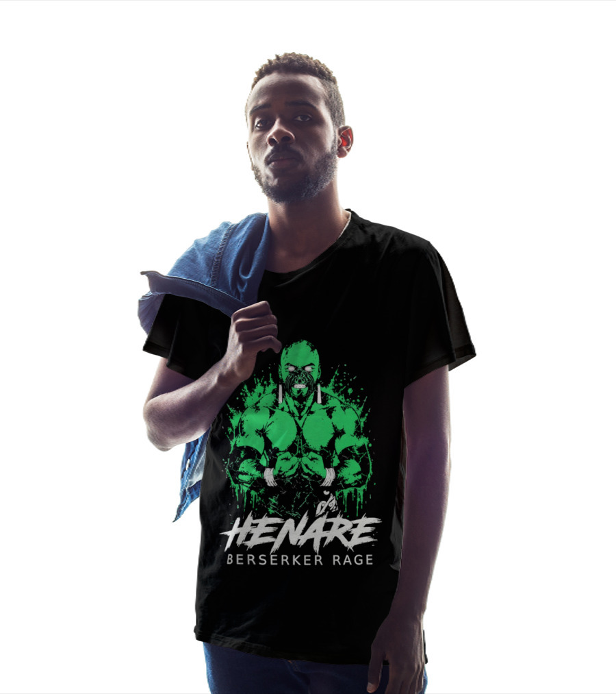 Henare Berserker Rage NJPW Wrestling T-Shirt