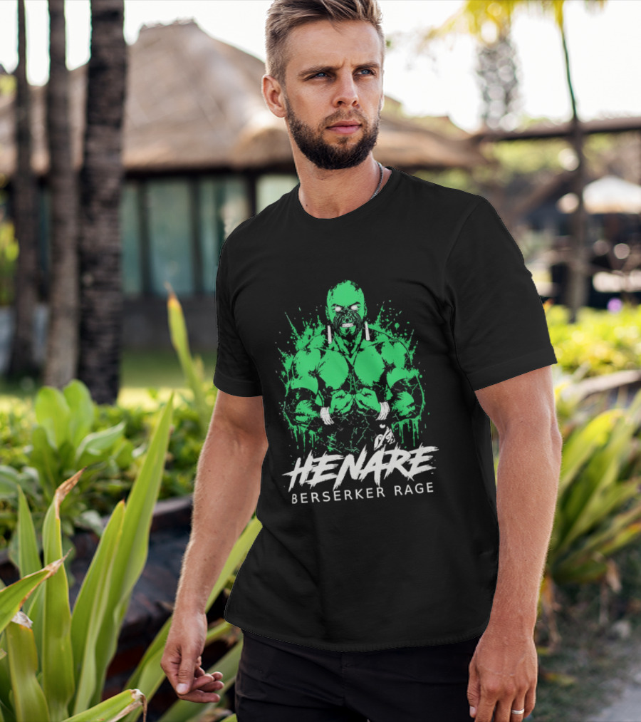 Henare Berserker Rage NJPW Wrestling T-Shirt