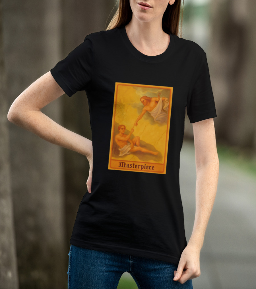 Masterpiece Michelangelo Creation Of Adam Iconic Classic Renaissance T-Shirt
