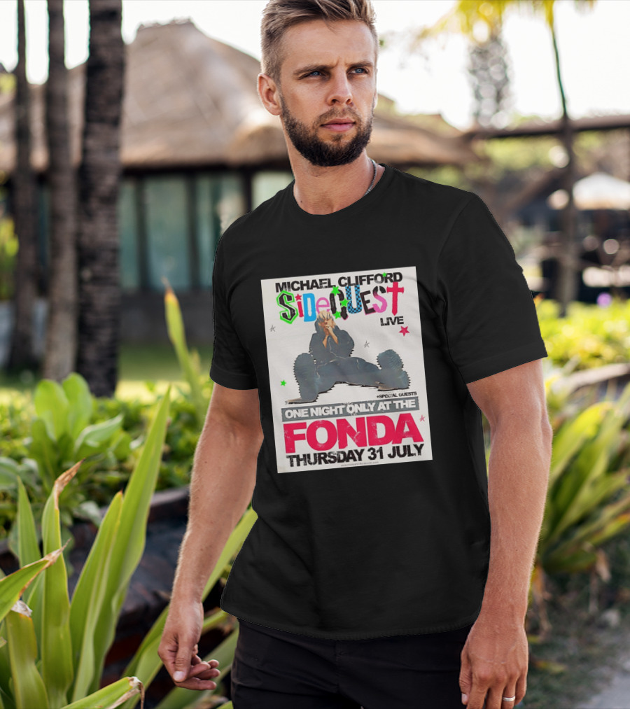 Michael Clifford Sideguest Live One Night Only At The Fonda Thursday 31 July T-Shirt