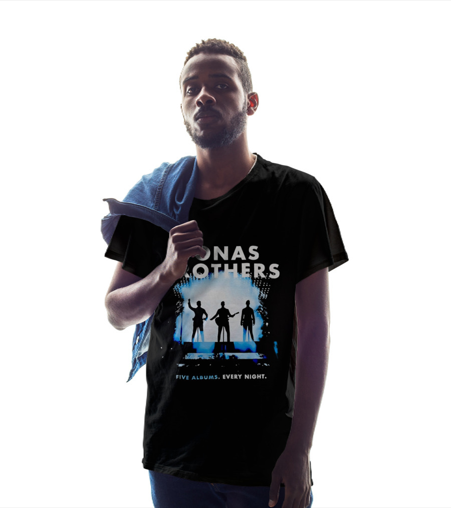 Jonas Brothers Five Albums Every Night Tour T-Shirt
