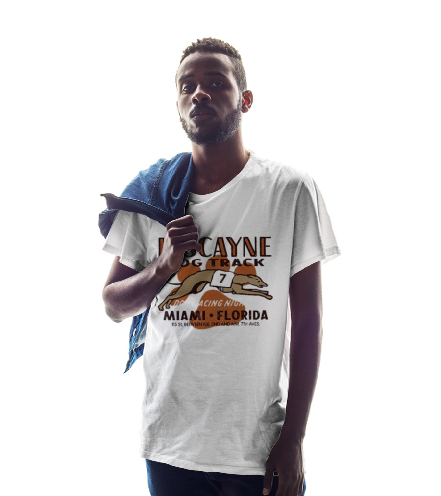 Biscayne Dog Track Miami Florida Greyhound Racing Between NE 2nd And Ave 79th T-Shirt